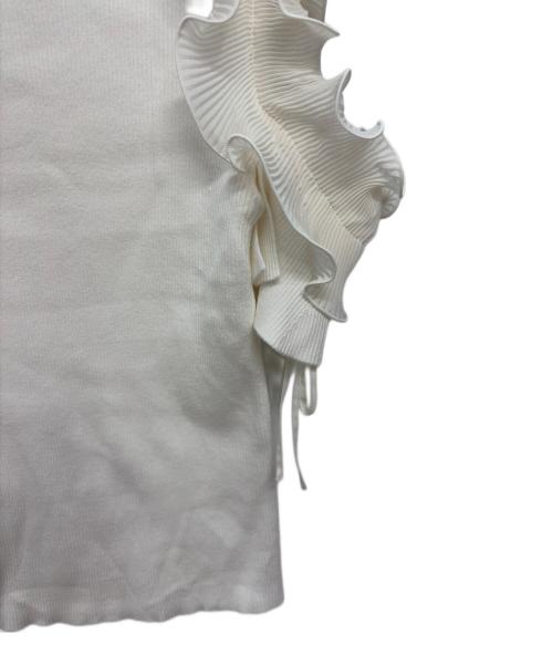 Snidel（スナイデル）Snidel (スナイデル) 半袖カットソー ホワイト サイズ:ONEの古着・服飾アイテム