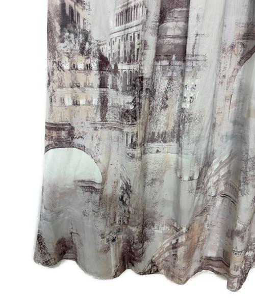 Snidel（スナイデル）Snidel (スナイデル) 長袖ワンピース ブラック×ホワイトの古着・服飾アイテム