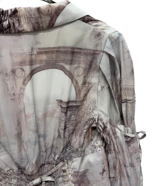 Snidel（スナイデル）Snidel (スナイデル) 長袖ワンピース ブラック×ホワイトの古着・服飾アイテム