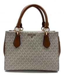 MICHAEL KORS（マイケル・コース）の古着「ハンドバッグ」｜ブラウン×ホワイト