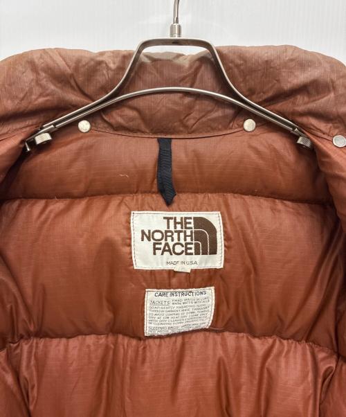 THE NORTH FACE（ザ ノース フェイス）THE NORTH FACE (ザ ノース フェイス) 70-80s USA製 茶タグ ダウンジャケット ブラウン サイズ:Mの古着・服飾アイテム