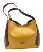 COACHコーチ）の古着「ハンドバッグ」｜イエロー×ベージュ
