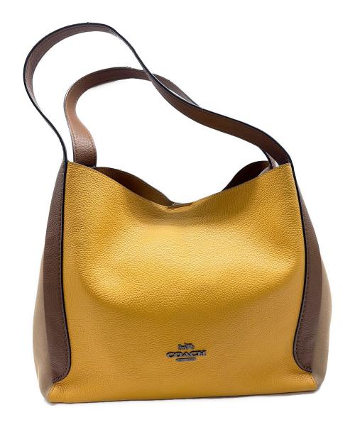 COACH（コーチ）COACH (コーチ) ハンドバッグ イエロー×ベージュの古着・服飾アイテム
