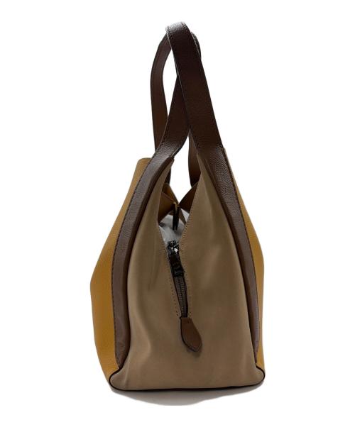 COACH（コーチ）COACH (コーチ) ハンドバッグ イエロー×ベージュの古着・服飾アイテム