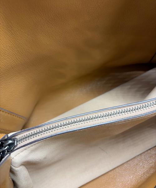 COACH（コーチ）COACH (コーチ) ハンドバッグ イエロー×ベージュの古着・服飾アイテム