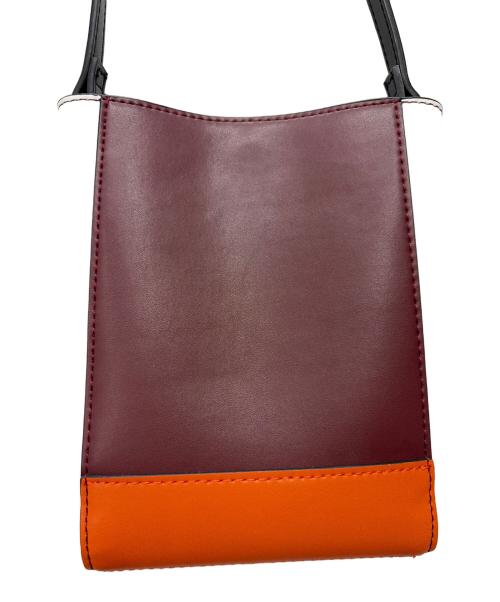 PAUL SMITH（ポールスミス）Paul Smith (ポールスミス) ショルダーバッグ ブラウン×ホワイトの古着・服飾アイテム