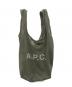 A.P.C.（アーペーセー）の古着「メッシュトートバッグ」｜カーキ