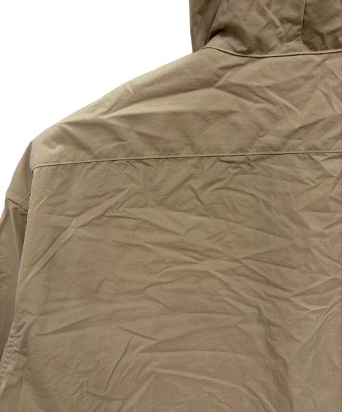 eN ROUTE（アンルート）EN ROUTE (アンルート) ナイロン タフタ フード シャツ ベージュ サイズ:SIZE 1の古着・服飾アイテム