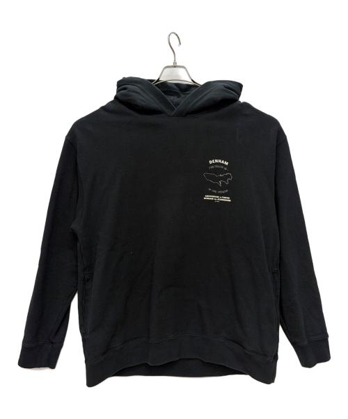Denham（デンハム）Denham (デンハム) プルオーバーパーカー ブラック サイズ:XLの古着・服飾アイテム
