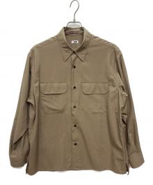 H BEAUTY&YOUTH（エイチ ビューティー&ユース）の古着「super140’s 長袖シャツ」｜ブラウン