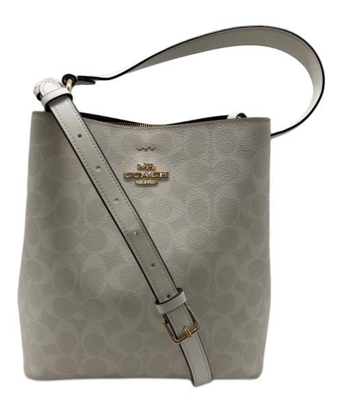 COACH（コーチ）COACH (コーチ) トートバッグ アイボリーの古着・服飾アイテム