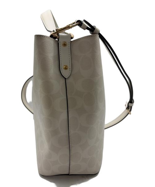 COACH（コーチ）COACH (コーチ) トートバッグ アイボリーの古着・服飾アイテム