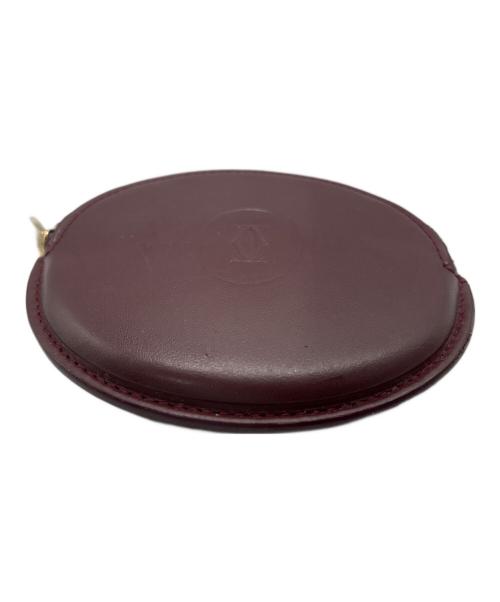 Cartier（カルティエ）Cartier (カルティエ) マストライン コインケース ボルドーの古着・服飾アイテム