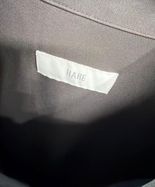 HARE（ハレ）HARE (ハレ) バイカラー半袖ワンピース ブラック×チャコールグレー サイズ:FREEの古着・服飾アイテム