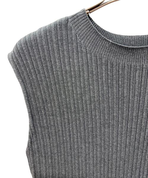 Snidel（スナイデル）Snidel (スナイデル) ドッキングワンピ / ノースリーブワンピース グレー サイズ:SIZE 1の古着・服飾アイテム
