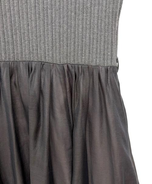 Snidel（スナイデル）Snidel (スナイデル) ドッキングワンピ / ノースリーブワンピース グレー サイズ:SIZE 1の古着・服飾アイテム