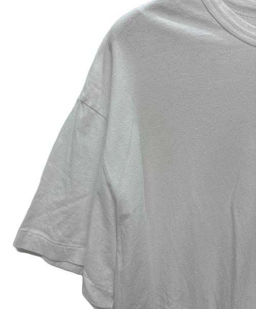 COMME des GARCONS HOMME PLUS（コムデギャルソンオムプリュス）COMME des GARCONS HOMME PLUS (コムデギャルソンオムプリュス) AD2022 半袖Tシャツ ホワイト サイズ:Mの古着・服飾アイテム