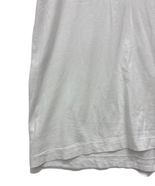 COMME des GARCONS HOMME PLUS（コムデギャルソンオムプリュス）COMME des GARCONS HOMME PLUS (コムデギャルソンオムプリュス) AD2022 半袖Tシャツ ホワイト サイズ:Mの古着・服飾アイテム