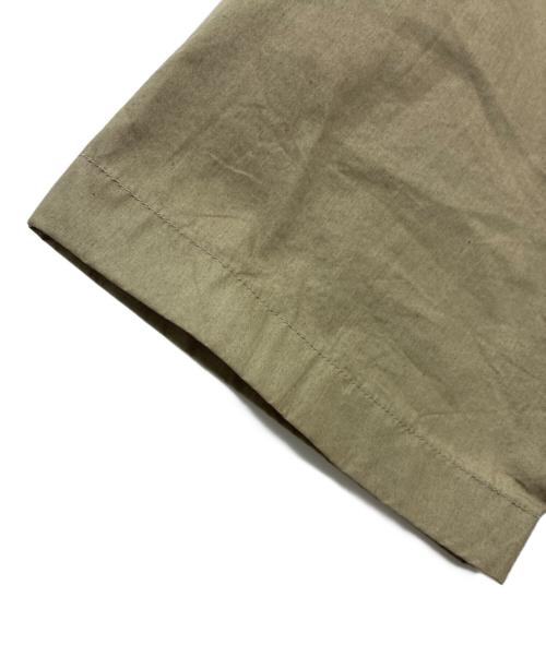 STUDIO NICHOLSON（スタジオ ニコルソン）STUDIO NICHOLSON (スタジオ ニコルソン) PAPER POPLIN SHIRTING-SHORT SLEEVE CAMP COLLAR SHIRT カーキ サイズ:Sの古着・服飾アイテム