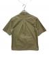 STUDIO NICHOLSON (スタジオ ニコルソン) PAPER POPLIN SHIRTING-SHORT SLEEVE CAMP COLLAR SHIRT カーキ サイズ:S：6000円