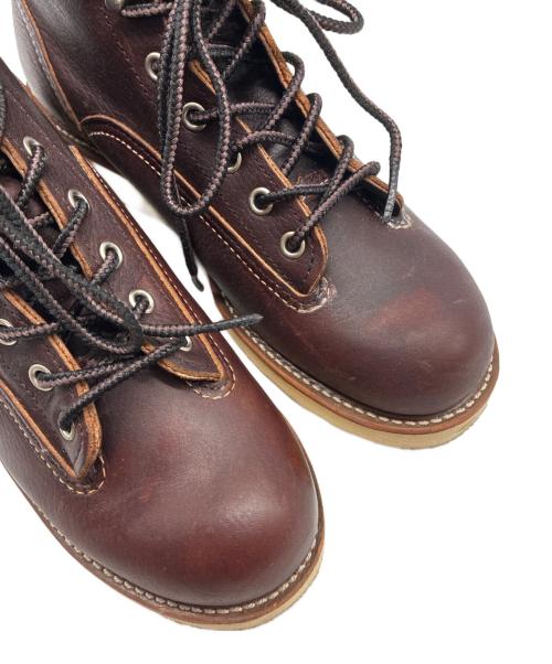 RED WING（レッドウィング）RED WING (レッドウィング) ラインマン レースアップブーツ ブラウン サイズ:7 1/2D(25.5cm)の古着・服飾アイテム