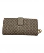 GUCCIグッチ）の古着「長財布」｜ベージュ
