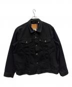 LEVI'Sリーバイス）の古着「TYPEⅢ トラッカージャケット ブラックデニムジャケット」｜ブラック