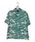 stussy（ステューシー）の古着「レーヨンアロハシャツ」｜グリーン×ホワイト