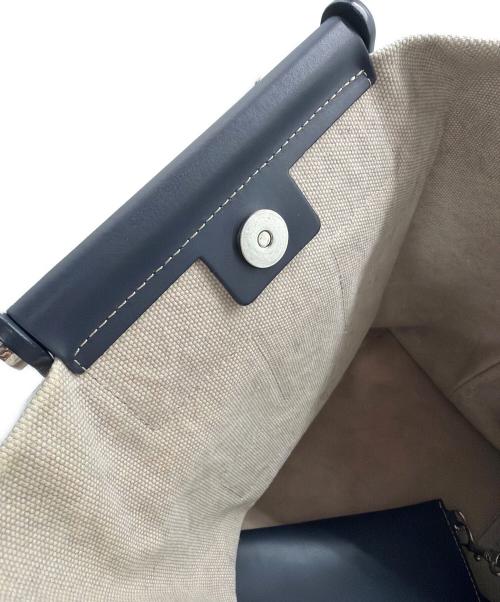 IACUCCI（イアクッチ）IACUCCI (イアクッチ) トートバッグ ネイビー×ベージュの古着・服飾アイテム