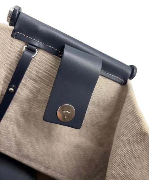 IACUCCI（イアクッチ）IACUCCI (イアクッチ) トートバッグ ネイビー×ベージュの古着・服飾アイテム
