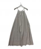 BEAUTY&YOUTHビューティーアンドユース）の古着「ボリューム ロング キャミワンピース」｜グレー