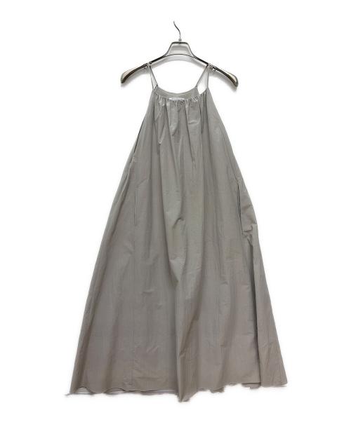 BEAUTY&YOUTH（ビューティーアンドユース）BEAUTY&YOUTH (ビューティーアンドユース) ボリューム ロング キャミワンピース グレー サイズ:Mの古着・服飾アイテム