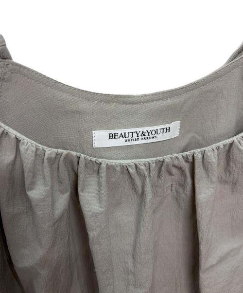 BEAUTY&YOUTH（ビューティーアンドユース）BEAUTY&YOUTH (ビューティーアンドユース) ボリューム ロング キャミワンピース グレー サイズ:Mの古着・服飾アイテム