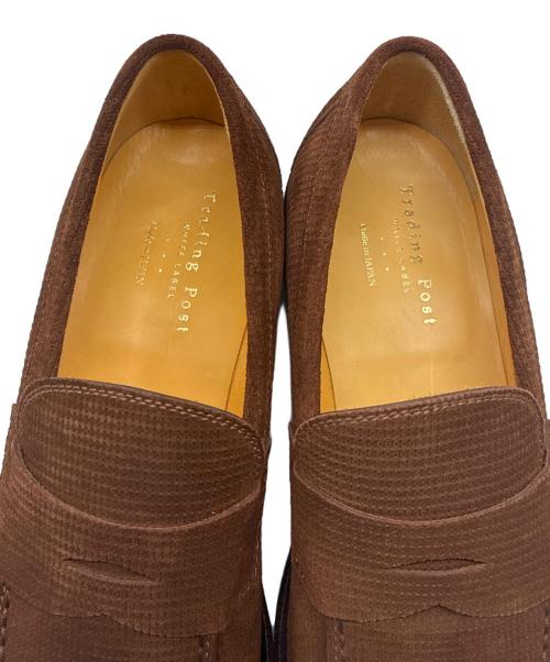 Trading post（トレーディングポスト）Trading Post (トレーディングポスト) コインローファー ブラウン サイズ:7 1/2の古着・服飾アイテム