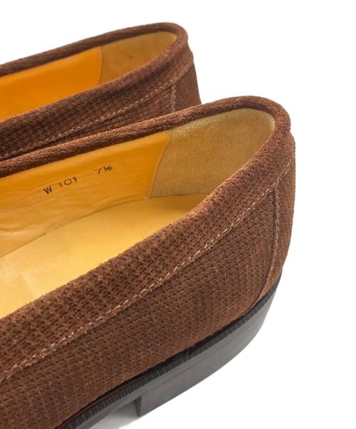 Trading post（トレーディングポスト）Trading Post (トレーディングポスト) コインローファー ブラウン サイズ:7 1/2の古着・服飾アイテム