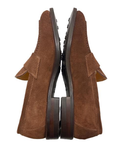 Trading post（トレーディングポスト）Trading Post (トレーディングポスト) コインローファー ブラウン サイズ:7 1/2の古着・服飾アイテム