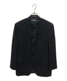 ISSEY MIYAKE WHITE LABEL（イッセイミヤケホワイトレーベル）の古着「マオカラージャケット」｜ブラック