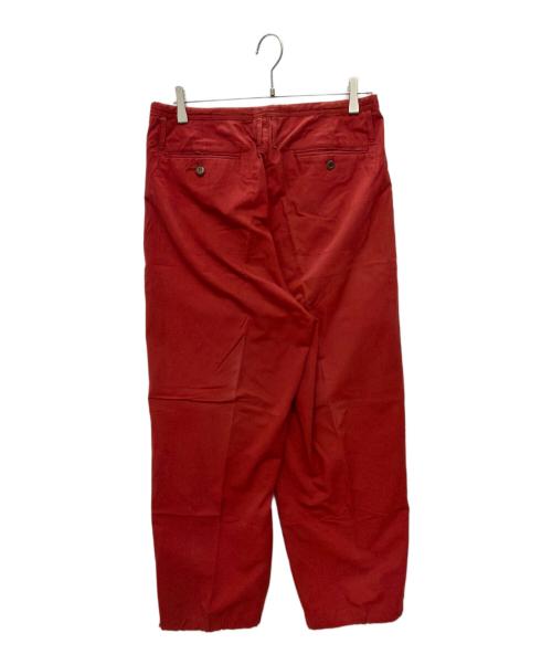 odds on（オッズオン）odds on (オッズオン) ヴィンテージパンツ レッド サイズ:Fの古着・服飾アイテム