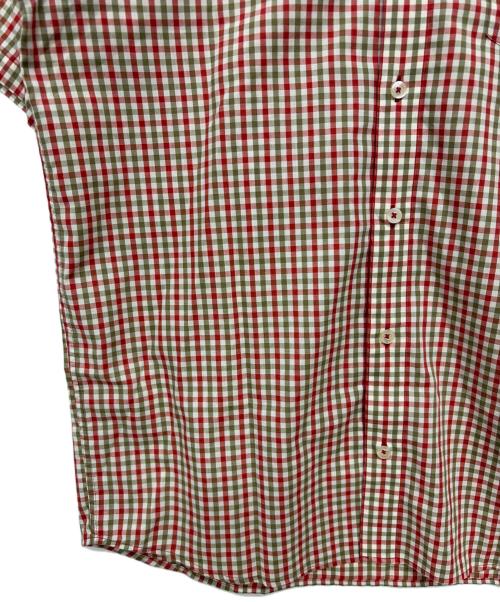Patagonia（パタゴニア）Patagonia (パタゴニア) 2008年製 オーガニックコットン チェック 半袖シャツ レッド×グリーン サイズ:Mの古着・服飾アイテム