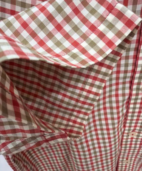 Patagonia（パタゴニア）Patagonia (パタゴニア) 2008年製 オーガニックコットン チェック 半袖シャツ レッド×グリーン サイズ:Mの古着・服飾アイテム