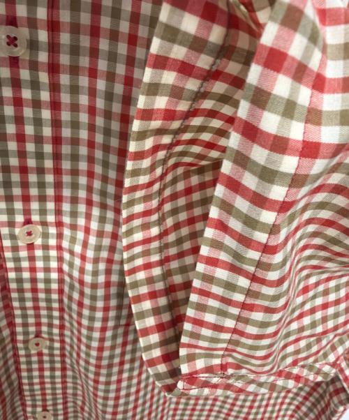 Patagonia（パタゴニア）Patagonia (パタゴニア) 2008年製 オーガニックコットン チェック 半袖シャツ レッド×グリーン サイズ:Mの古着・服飾アイテム