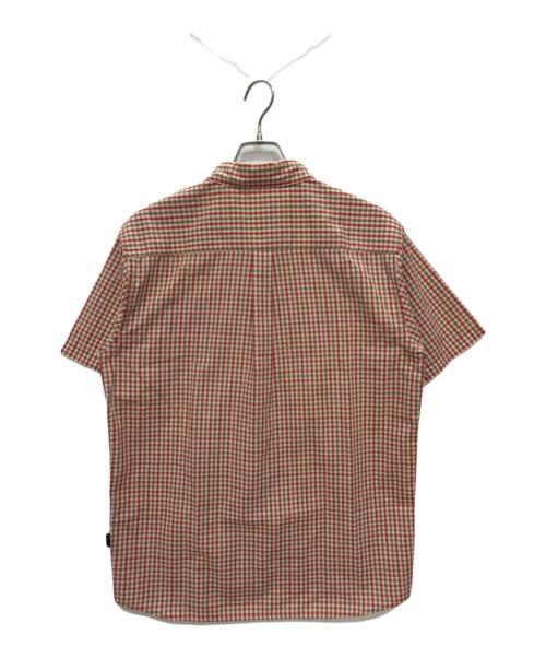 Patagonia（パタゴニア）Patagonia (パタゴニア) 2008年製 オーガニックコットン チェック 半袖シャツ レッド×グリーン サイズ:Mの古着・服飾アイテム