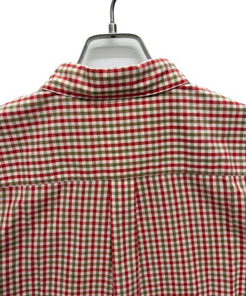 Patagonia（パタゴニア）Patagonia (パタゴニア) 2008年製 オーガニックコットン チェック 半袖シャツ レッド×グリーン サイズ:Mの古着・服飾アイテム