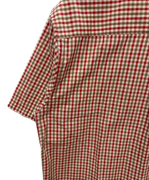 Patagonia（パタゴニア）Patagonia (パタゴニア) 2008年製 オーガニックコットン チェック 半袖シャツ レッド×グリーン サイズ:Mの古着・服飾アイテム