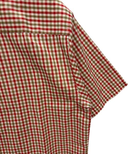 Patagonia（パタゴニア）Patagonia (パタゴニア) 2008年製 オーガニックコットン チェック 半袖シャツ レッド×グリーン サイズ:Mの古着・服飾アイテム