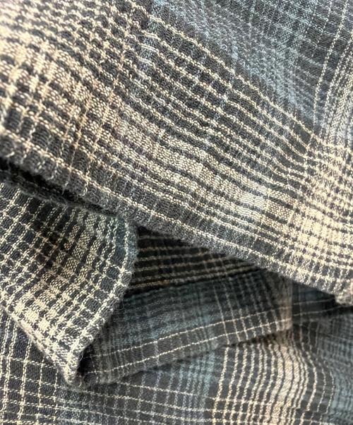 Patagonia（パタゴニア）Patagonia (パタゴニア) 2005年製 オーガニックコットン 半袖シャツ グリーン×ベージュ サイズ:Mの古着・服飾アイテム