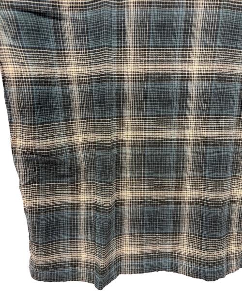 Patagonia（パタゴニア）Patagonia (パタゴニア) 2005年製 オーガニックコットン 半袖シャツ グリーン×ベージュ サイズ:Mの古着・服飾アイテム