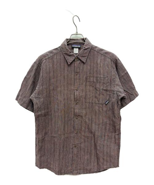 Patagonia（パタゴニア）Patagonia (パタゴニア) 2006年製 00s ヘンプ 半袖シャツ マルチカラー サイズ:Sの古着・服飾アイテム