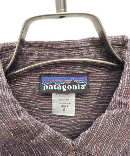 Patagonia（パタゴニア）Patagonia (パタゴニア) 2006年製 00s ヘンプ 半袖シャツ マルチカラー サイズ:Sの古着・服飾アイテム