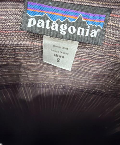 Patagonia（パタゴニア）Patagonia (パタゴニア) 2006年製 00s ヘンプ 半袖シャツ マルチカラー サイズ:Sの古着・服飾アイテム